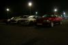 Groupshot at night with two Corolla AE86s, my Carina TA60 and the Celica AA63