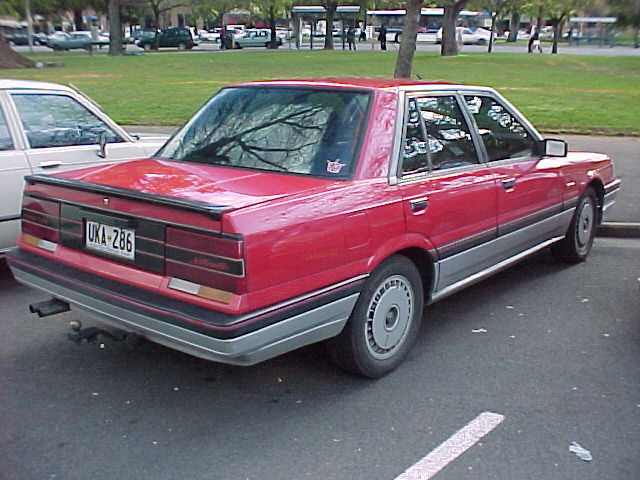 Nissan Skyline R31 4 door saloon rear