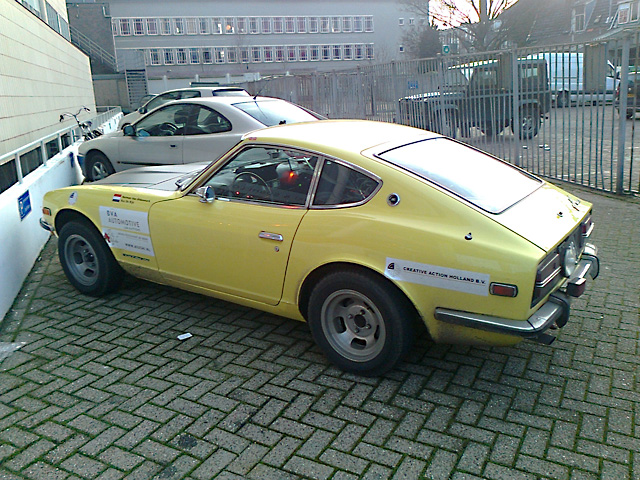 Anyway I got closer and noticed the 240Z was actually a rally car