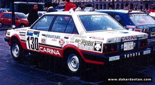 Carina in 1982 Paris-Dakar