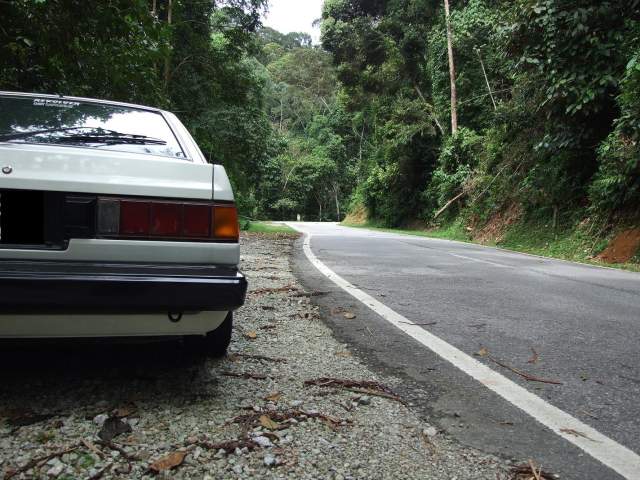 Revolver Drift's AA63 Carina Coupe rear view