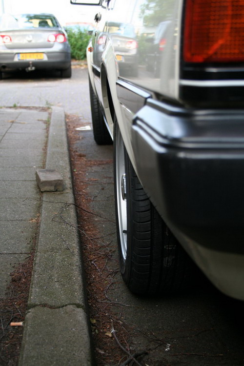 Carina GT-R rims on the rear leftside of the car