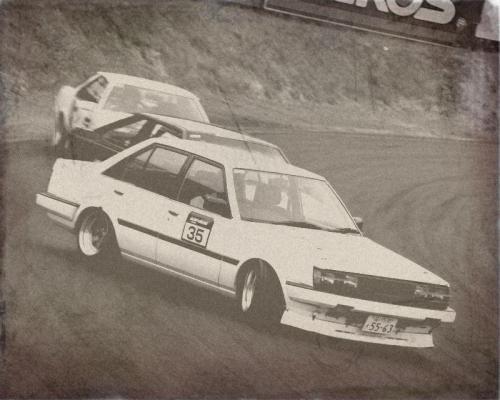 New background: AT140 coupe, AA63 sedan and AA63 coupe drifting somewhere in the 80s