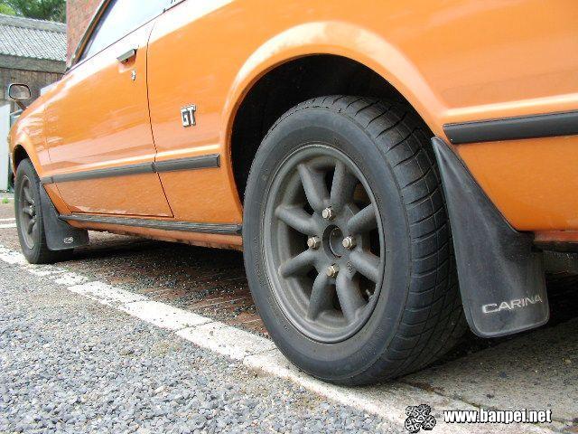 Watanabe RS eight spokes under this Carina GT Coupe TA45