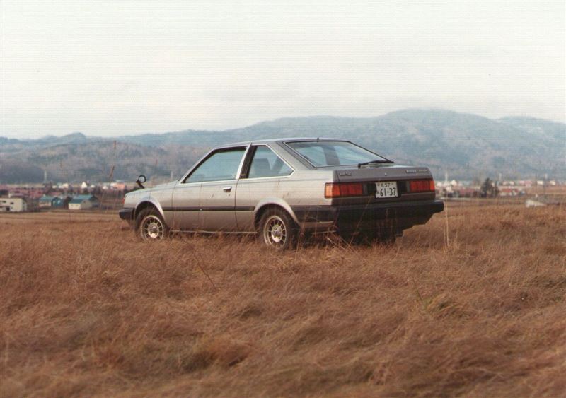 Carina GT-TR coupe in a field
