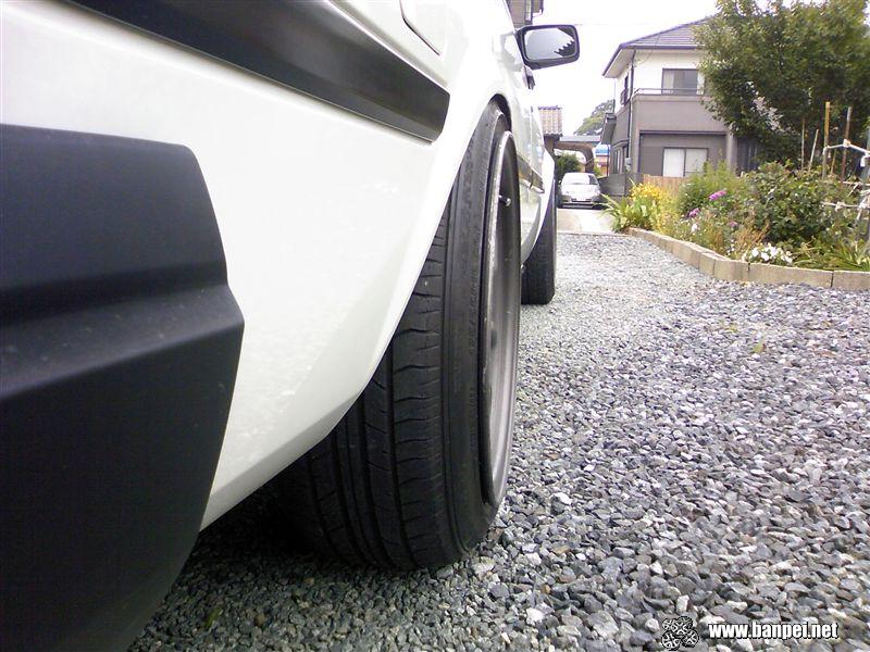 Fitment of a 175/55/16 8.5J on the Carina Surf