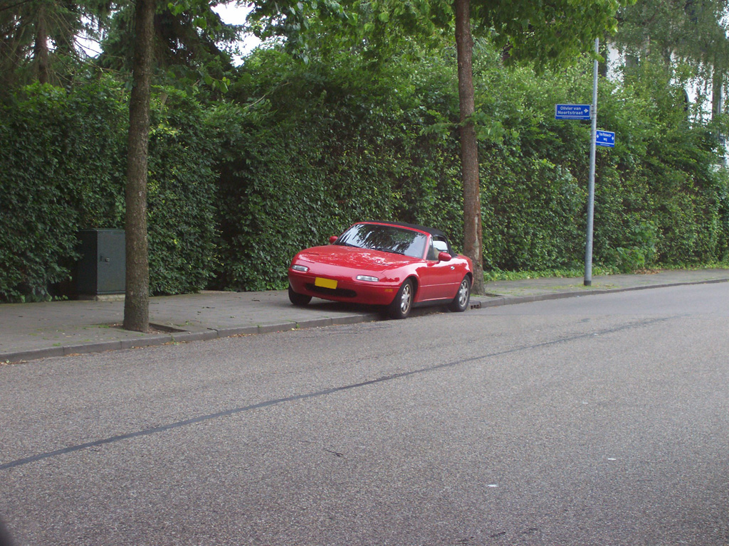 1992 Red Mazda MX5 NA