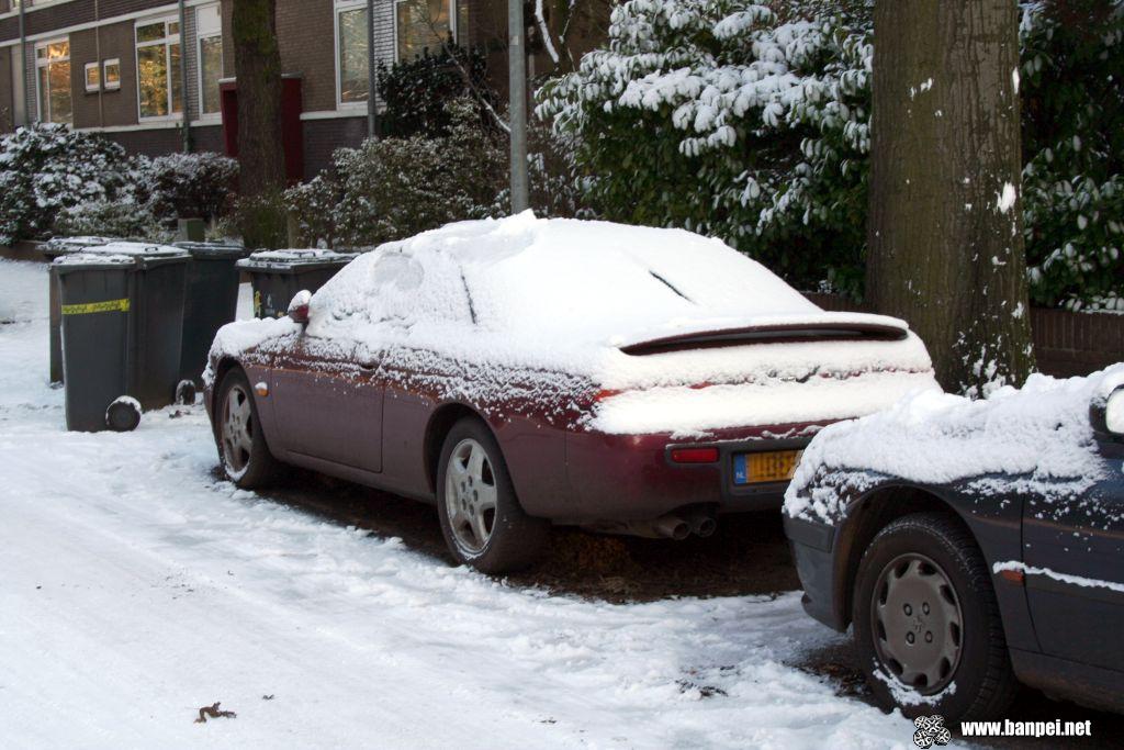 Nissan 200SX S14 covered in snow!