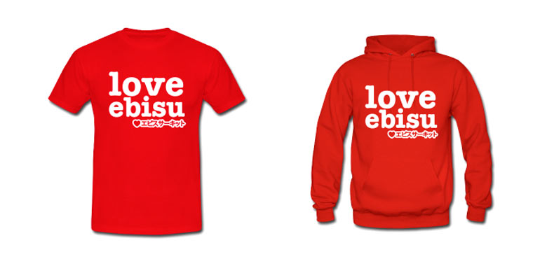 Love Ebisu shirt and hoodie