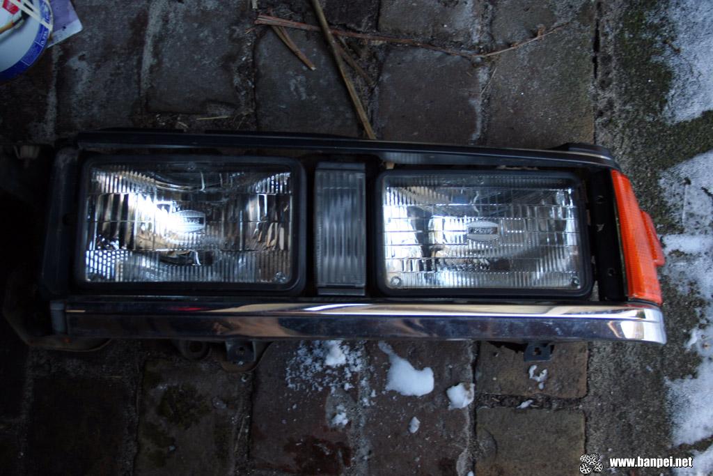 How the double headlights look now