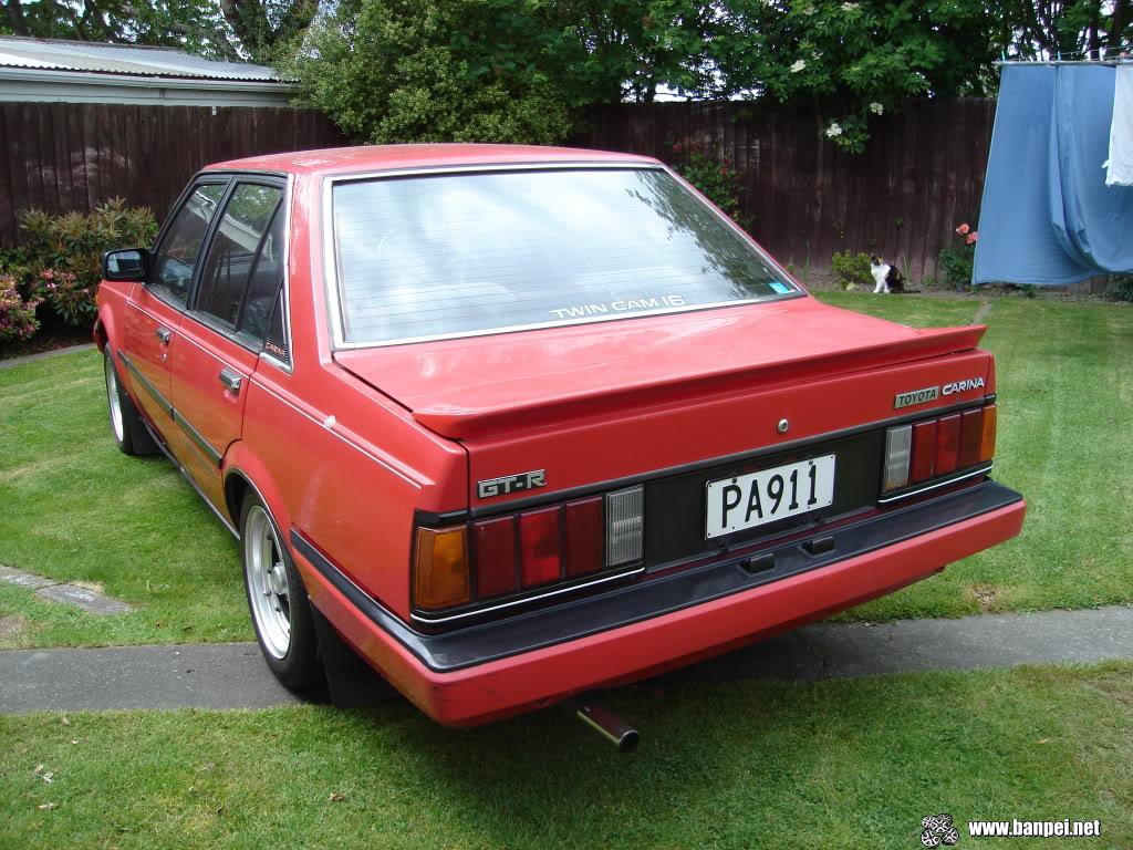 Red 1985 Carina GTR AA63