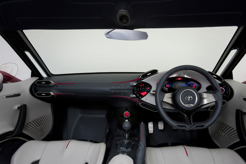Toyota FT-86 concept AE86 styled dashboard