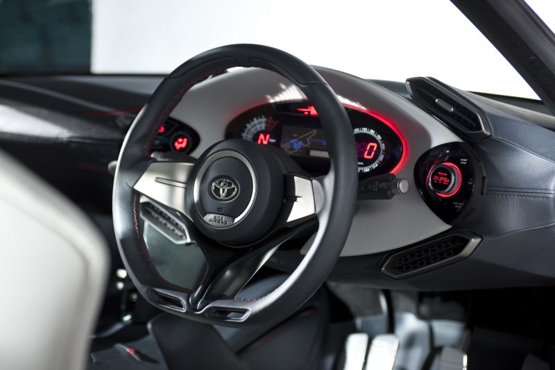 Toyota FT-86 concept AE86 styled dashboard