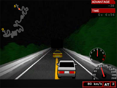 Initial D flashgame battle drift