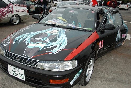 Levin AE101 on otaku car festival front Levin AE101 on otaku car festival front
