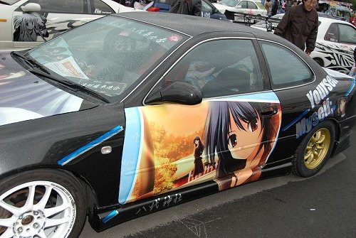 Levin AE101 on otaku car festival side
