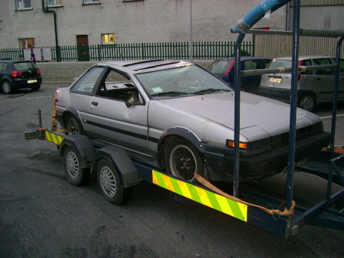 Trueno crashed during trackday