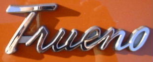 Classic TE27 Trueno trunk emblem