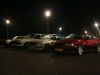 Groupshot at night with two Corolla AE86s, my Carina TA60 and the Celica AA63