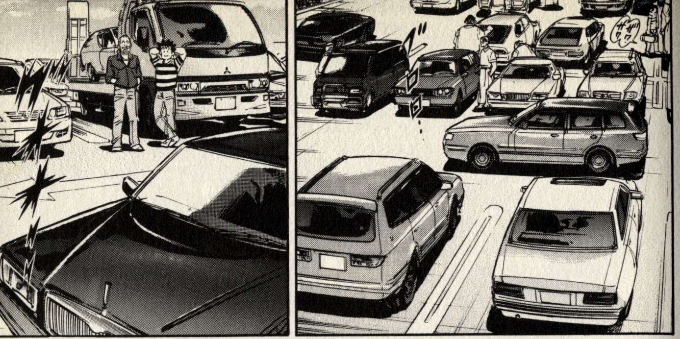 Cars in the Sapporo Golf course parking lot