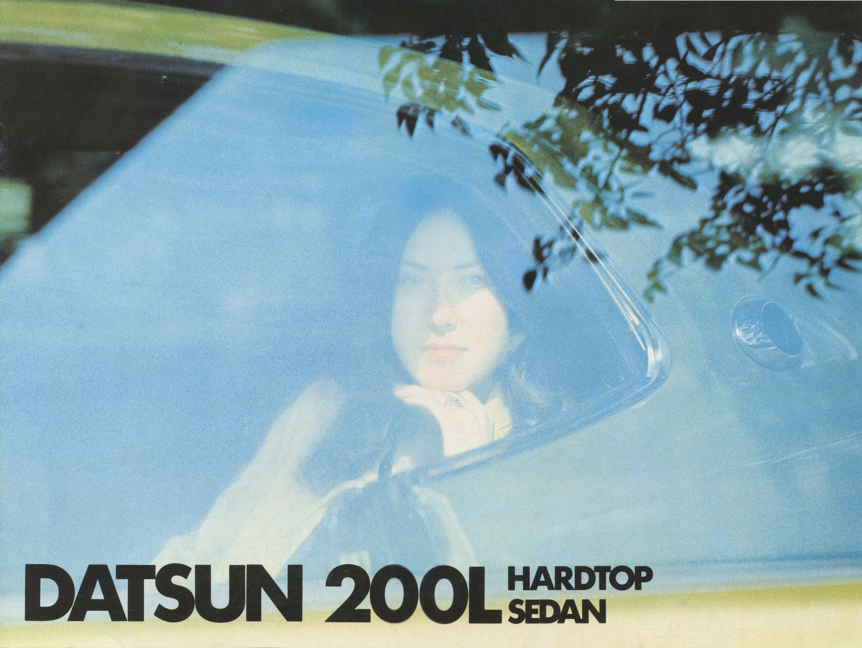Datsun 200L hardtop en sedan - Dutch brochure - cover