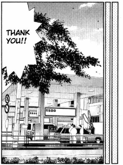 Initial D gas station
