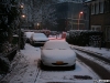 Snow covered Mazda Miata