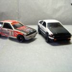 Amazing: customized AE86 diecast model