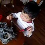 Hilarious: 2 year old mechanic