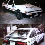 WTF: Nineties stickerbombed Trueno AE86