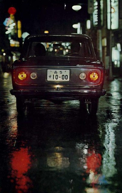 Around midnight in Tokyo with your Mitsubishi Colt 1000