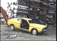 junkyard car crashes