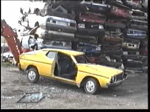 junkyard car crashes