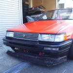 What car did this Levin borrow its grille from?