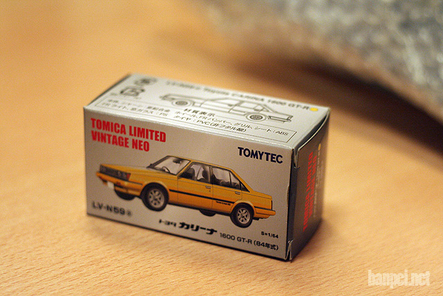 Tomica Limited Vintage Neo 1/64 scale Carina AA63 GT-R