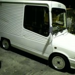 WTF: Suzuki Fronte delivery van on SSR Mk I rims!