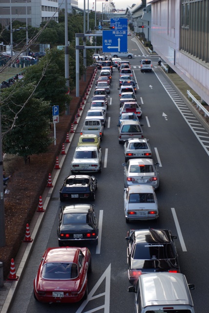 A classic traffic jam at the JCCA NYM 2012