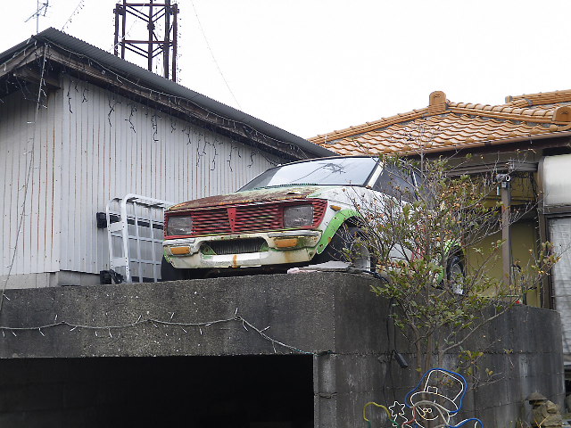 rusty Suzuki Fronte LC10W race car