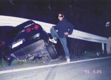 Wrecked Nissan Skyline HCR32
