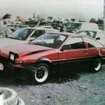 Wrecked: red panda Sprinter Trueno GT Apex