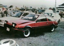 Wrecked: red panda Sprinter Trueno GT Apex AE86