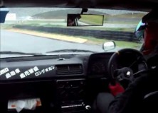 Carina KA67V van drifting on Suzuka