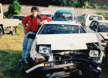 Wrecked Toyota Sprinter Trueno AE86