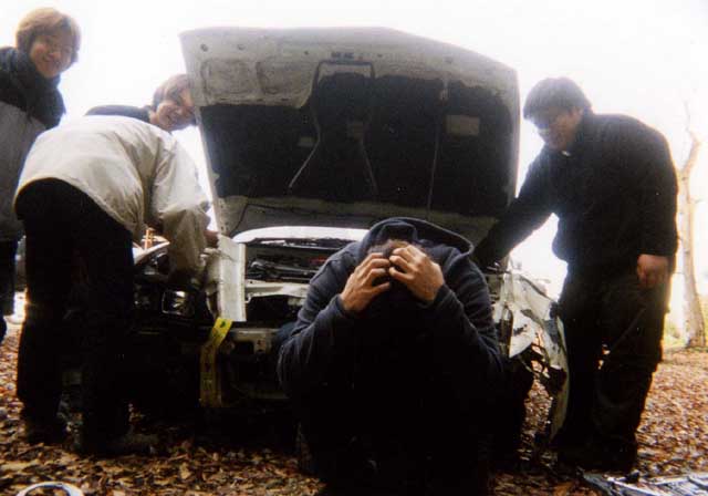 Wrecked Nissan Silvia S13