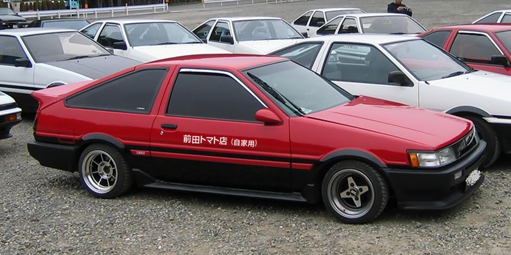 Panda red AE86 Maeda Tomato Shop