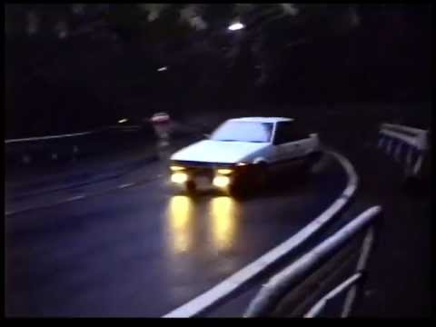 Touge drifting Hakone pass in 1990