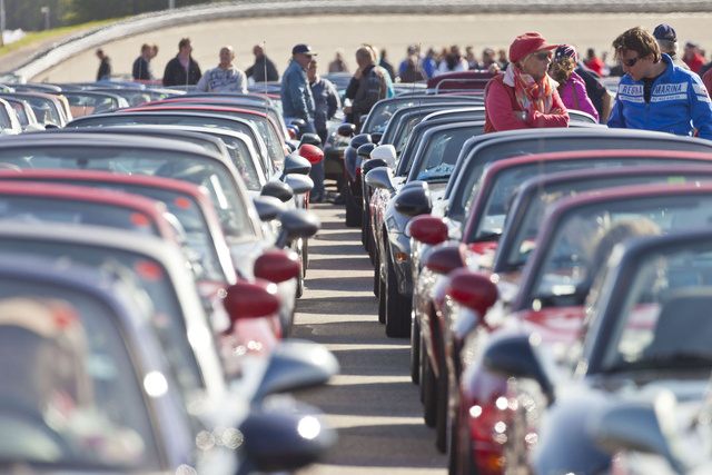 Count the number of MX5s!