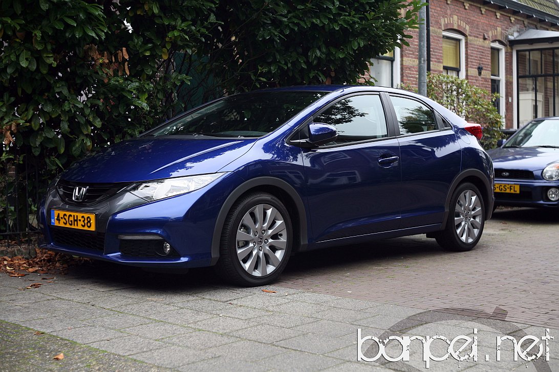 My 2013 sapphire blue Honda Civic Sport