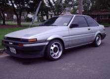USDM Toyota Corolla GT-S AE86 with ATS Cup rims
