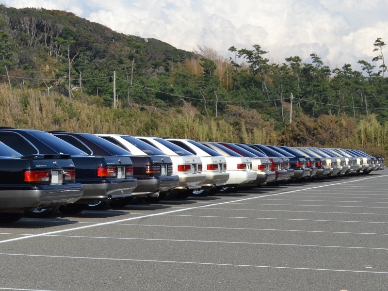 Can you count all these Nissan Leopard F31s?